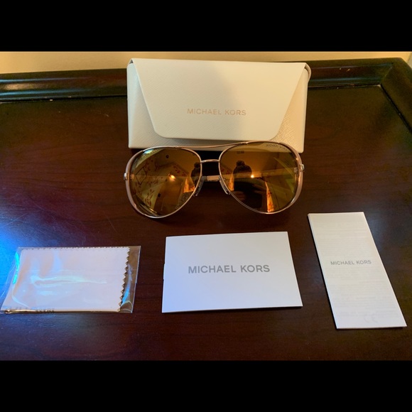 Michael Kors Accessories - Michael Kors Rose Gold Aviators NWT
